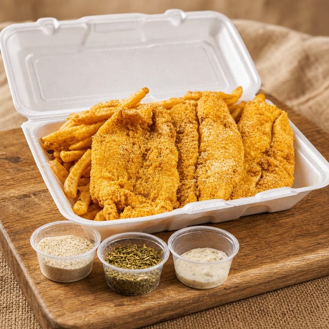 Catfish Dinner.
